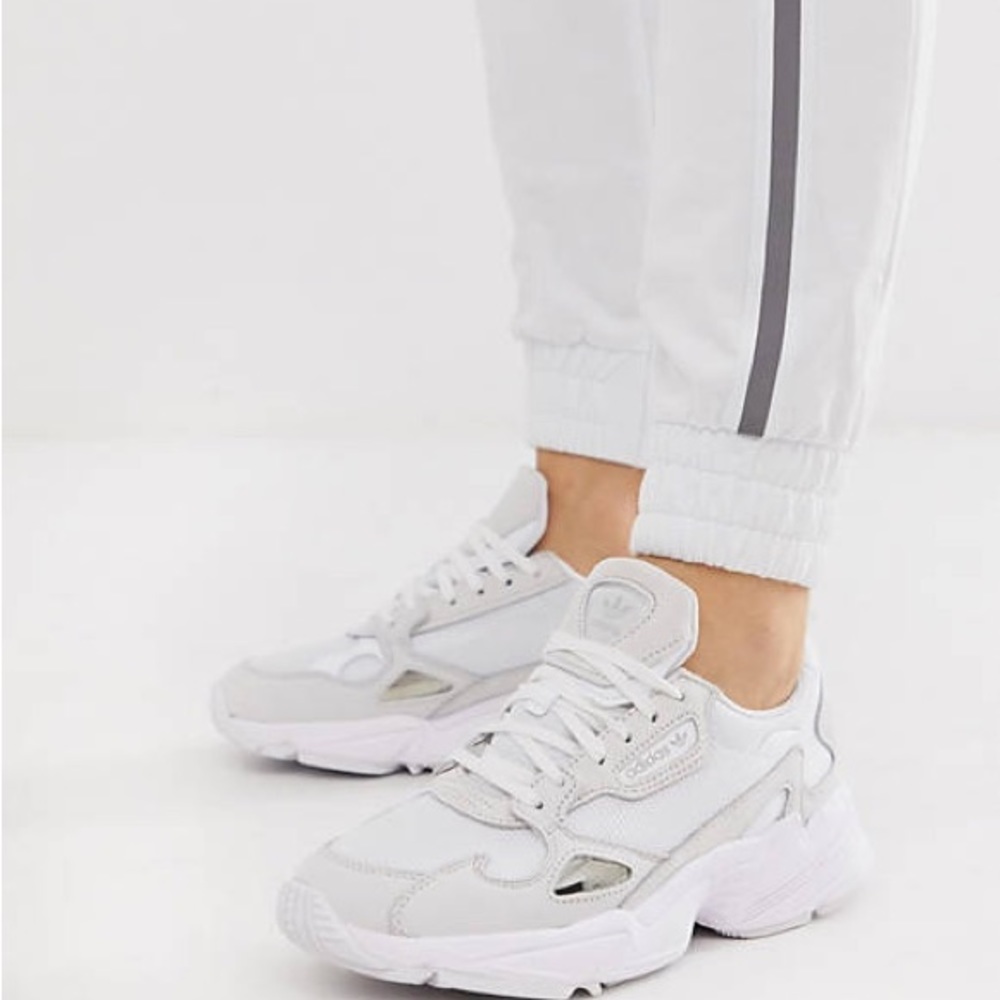Adidas Falcon Triple White size 9.5 (W) NIB NWT